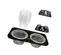 Chenxi Studio Taza de alimentación antideslizante para terrario y diseño resistente a los escapes para dietas de anfibios