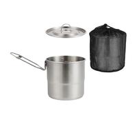 Chenxi Studio Utensilios de cocina profesionales de acero inoxidable portátiles multifuncionales para amantes del aire libre, resistentes a la oxidación, equipo de cocina de camping