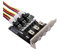 chenyang 3 SATA HDD SSD Sistema de control del módulo de selección del interruptor de alimentación del disco duro con soporte de perfil bajo de 80 mm