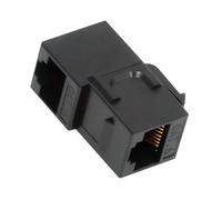 chenyang Acoplador CAT6 RJ45 Cat6/Cat5e/Cat5 hembra a hembra Ethernet Keystone Jack Cable de red Adaptador de conector de extensión en ángulo de 90 grados