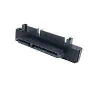 chenyang CY SATA 22Pin 7+15 macho a SATA 22P hembra adaptador convertidor de extensión 90 grados hacia abajo
