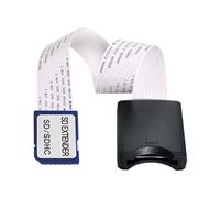 CY - Cable de extensión de tarjeta SD a SD (25 cm) Kit de tarjeta de memoria SD SDHC estándar Cable FPC suave de extensión macho a hembra