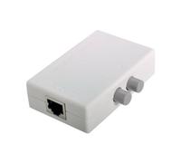 chenyang Adaptador de conmutador RJ45 2 en 1 salida y 1 en 2 salidas interruptor de red divisor selector HUB Box