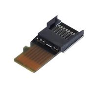 chenyang Adaptador de extensión UHS-I Micro SD, tarjeta de memoria Micro SD TF macho a hembra, adaptador de extensión negro para impresora 3D/cámara/GPS/Raspberry Pi