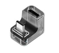 chenyang Adaptador de pantalla digital USB C, USB 4.0 tipo C macho a hembra, ángulo de 180 grados, 40 Gbit/s, 8 K@60 Hz, transferencia de datos PD 140 W, carga rápida, medidor de potencia, adaptador