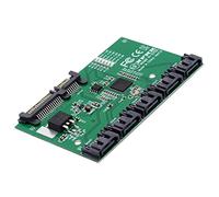 Chenyang Adaptador de Puerto Divisor SATA 3.0, Convertidor Hub 1 a 5 PM Multiplicador de Puerto Selector JMB575