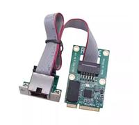 chenyang Adaptador de red inalámbrico Mini PCI-E a RJ45, adaptador de tarjeta de red Gigabit Ethernet de 2,5 G para Win XP/7/8/10/Linux/Vista/MacOS