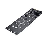 chenyang Adaptador de tarjeta de expansión M.2 NGFF a SATA y NVME PCIe SSD a SFF-8643 para placa base (no funciona NVME SSD a SATA)