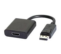 chenyang Adaptador DisplayPort a HDMI, chapado en oro, DisplayPort macho a HDMI hembra, adaptador de cable convertidor para computadora, computadora, laptop, monitor, proyector