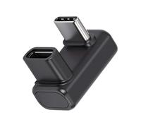 chenyang Adaptador extensor USB C, USB 5.0 tipo C macho a hembra, adaptador en ángulo de 180 grados, compatible con transferencia de datos de 80 Gbps, PD 240 W, carga rápida 16K/8K/5K salida de video