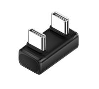 chenyang Adaptador extensor USB C, USB 5.0 tipo C macho a macho, adaptador en ángulo de 180 grados, compatible con transferencia de datos de 80 Gbps, PD 240 W, carga rápida 16K/8K/5K salida de video