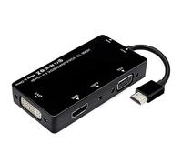 Chenyang Adaptador HDMI a VGA/Audio/HDMI/DVI 4 en 1 divisor multipuerto convertidor para PS3 HDTV PC Monitor proyector