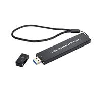 chenyang Adaptador M.2 a USB 3.1, NVME M-Key M.2 NGFF SATA SSD a USB 3.0 tipo A, adaptador convertidor RTL9210B Chipset