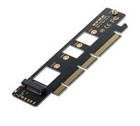 ChenYang Adaptador M.2 NVME a PCIe 3.0 X16 NVME/AHCI SSD a PCI Express Adaptador de tarjeta de expansión para SSD de 110 mm