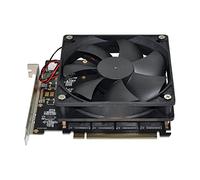 Chenyang Adaptador M.2 NVME Gen 3.0 NVME M.2 AHCI X4 a PCI-E Express 3.0 Gen3 X16 Raid Card con ventilador VROC Raid0 Hyper Adapter