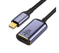 Chenyang Adaptador Mini DisplayPort a HDMI, Mini DP DisplayPort 1.4 Fuente macho a HDMI 2.0 hembra Display 8K 60Hz UHD 4K Cable adaptador de monitor