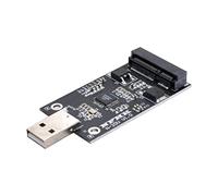 Chenyang Adaptador mSATA SSD a USB 2.0, Caja de almacenamiento para unidades mSATA de 50 mm