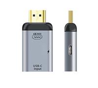 Chenyang Adaptador USB-C tipo C hembra de entrada HDMI macho 4K 60Hz 1080P con puerto de alimentación PD para teléfono y portátil
