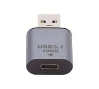chenyang Adaptador USB de 10 Gbps, USB C tipo C hembra a USB 3.0 tipo A macho, adaptador de corriente de datos para laptop, tableta y teléfono