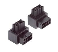 chenyang ATX 8Pin EPS 12V Adaptador de conector de alimentación en ángulo de 90 grados para CPU 2 piezas/set