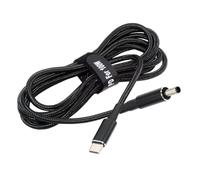 chenyang Cable de alimentación para laptop, USB C a CC DE4.5 x 3.0 mm, PD 100 W, cable trenzado de nailon de carga rápida, compatible con PD 65 W 5.91 pies/1.8 m
