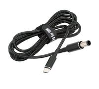 chenyang Cable de alimentación para laptop, USB C a CC HP7.4 x 5.0 mm PD 100 W, cable trenzado de nailon de carga rápida, compatible con PD 65 W 5.91 pies/1.8 m