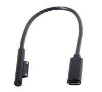 chenyang Cable de carga USB C a DC 15 V Surface Pro3 Pro4 Pro5 Pro6 Book Pro PD 65 W