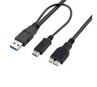 chenyang Cable de datos de USB 3.0 y USB C a Micro USB 3.0 para disco duro de 60 cm