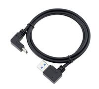 Chenyang - Cable de datos USB C a USB 3.0 con ángulo de 90 grados a la izquierda para tablet, teléfono móvil y disco duro
