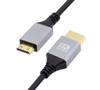 chenyang Cable HDMI 2.1 HDMI a Mini HDMI 8K 4K Hyper Super Flexible Slim HDTV Cable 0.5M