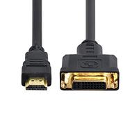 chenyang Cable HDMI a DVI HDMI macho a DVI (24+5) hembra adaptador 1080P para PC portátil HDTV DVI a HDMI adaptador