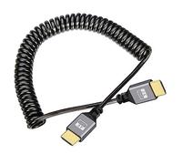 chenyang Cable HDMI elástico en espiral HDMI 1.4 tipo A macho a macho 4K 60Hz cable de extensión