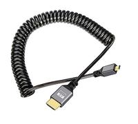 chenyang Cable Micro HDMI en Espiral HDMI 2.0 a Micro HDMI 4K 60 Hz Cable de Extensión