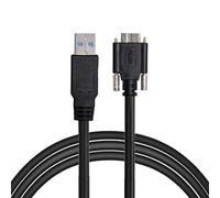 Chenyang Cable USB 3.0 tipo A macho a Micro USB 3.0 B macho con tornillos de panel de montaje para disco de cámara