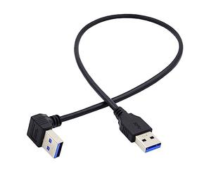 chenyang Cable USB 3.0 USB 3.0 tipo A 90 grados hacia arriba cable de datos de extensión en ángulo 40 cm