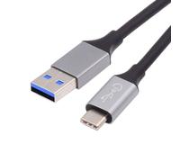 chenyang Cable USB A a USB C, USB 3.1 Gen 2 10Gbps 15W 5V 3A cable de extensión de transferencia de datos de carga rápida 0,5 m