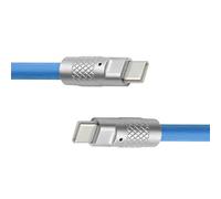 chenyang Cable USB C a C, USB 2.0 tipo C macho a USB C macho, ultra suave, 120 W, carga rápida, cable de extensión de transferencia de datos con indicador de carga de 2 m