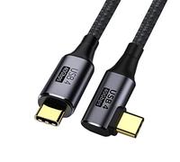 Chenyang Cable USB-C a USB-C USB4 de 90 grados 40Gbps con carga de 100W UHD 8K 5K 4K@60Hz USB4.0 Compatible con Thunderbolt3/4 0.5M