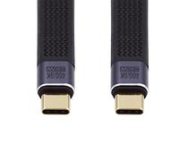 chenyang Cable USB C USB4 USB tipo C 40 Gbps PD 240 W 100 W 8 K plano delgado FPC cable de carga de datos 13 cm