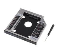 chenyang Carcasa universal de 9,5 mm SATA a SATA para disco duro SSD HDD Caddy Upgrade para la ranura de unidad óptica del ordenador portátil
