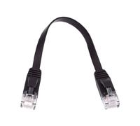 chenyang Cat6 RJ45 Cable de red UTP Ethernet plano ultradelgado Cable de conexión de par trenzado para enrutador portátil 0.5M