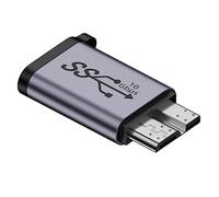 chenyang Conector micro USB 3.0 USB C a micro USB 3.0 adaptador de alimentación de datos de 10 Gbps
