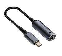 chenyang Convertidor de alimentación CC a USB C, USB C macho a CC 5,5 x 2,1 mm, PD 140 W, 5 V/9 V/20 V, adaptador de cable trenzado de nailon de carga rápida