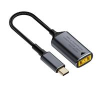 chenyang Convertidor de alimentación CC a USB C, USB C macho a CC Thinkpad X1 PD 140W 5V/9V/20V adaptador de cable trenzado de nailon de carga rápida