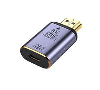 chenyang CY Adaptador de Entrada USB-C Tipo C Hembra a Salida HDMI 2.1 Macho HDTV 8K@60Hz 4K@120Hz para Tablet, Teléfono y Portátil