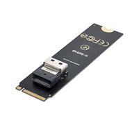 chenyang CY Adaptador SAS PCIe SSD Slimline NGFF M-Key NVME a U.2 U2 Kit SFF-8639 a SFF-8654 SAS PCIe SSD para tarjeta madre Black