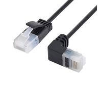 chenyang CY - Cable Ethernet Cat6 de 1.0 m hacia abajo para ordenador portátil router TV Box UTP Red Ethernet RJ45 Cat6 un cable de conexión Cat6 Cat 6