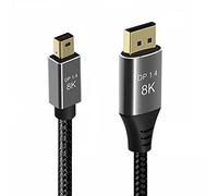 chenyang CY - Cable Mini DisplayPort a DisplayPort, Mini DP a DP, Cable DisplayPort 4K 8K para video PC, portátil TV (1.0 m)