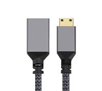 chenyang CY - Cable mini HDMI a HDMI, mini HDMI 1.4 macho a HDMI hembra, cable de extensión 4K para cámara DV MP4 DC portátil