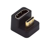 chenyang CY Mini HDMI 1.4 macho a HDMI hembra adaptador de extensión 360 grados hacia arriba en ángulo en forma de U